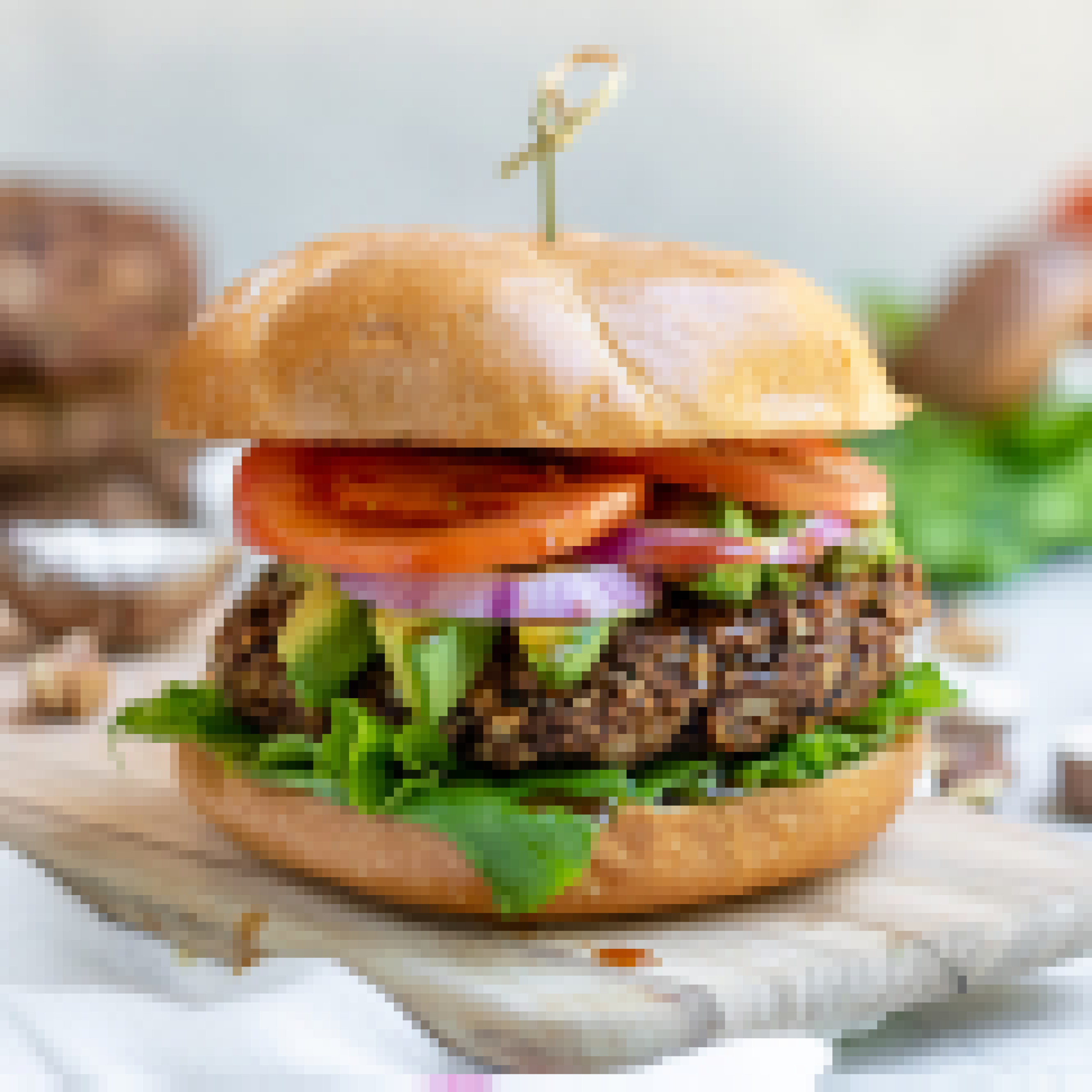 Protein Veggie Burgers (Serves 2) - VEGAN