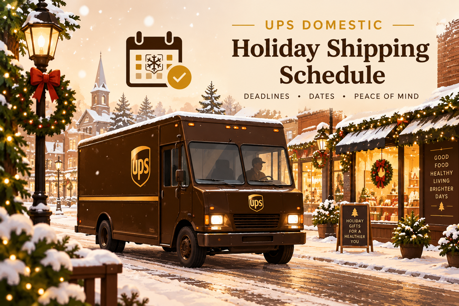2026 UPS Domestic Holiday Schedule