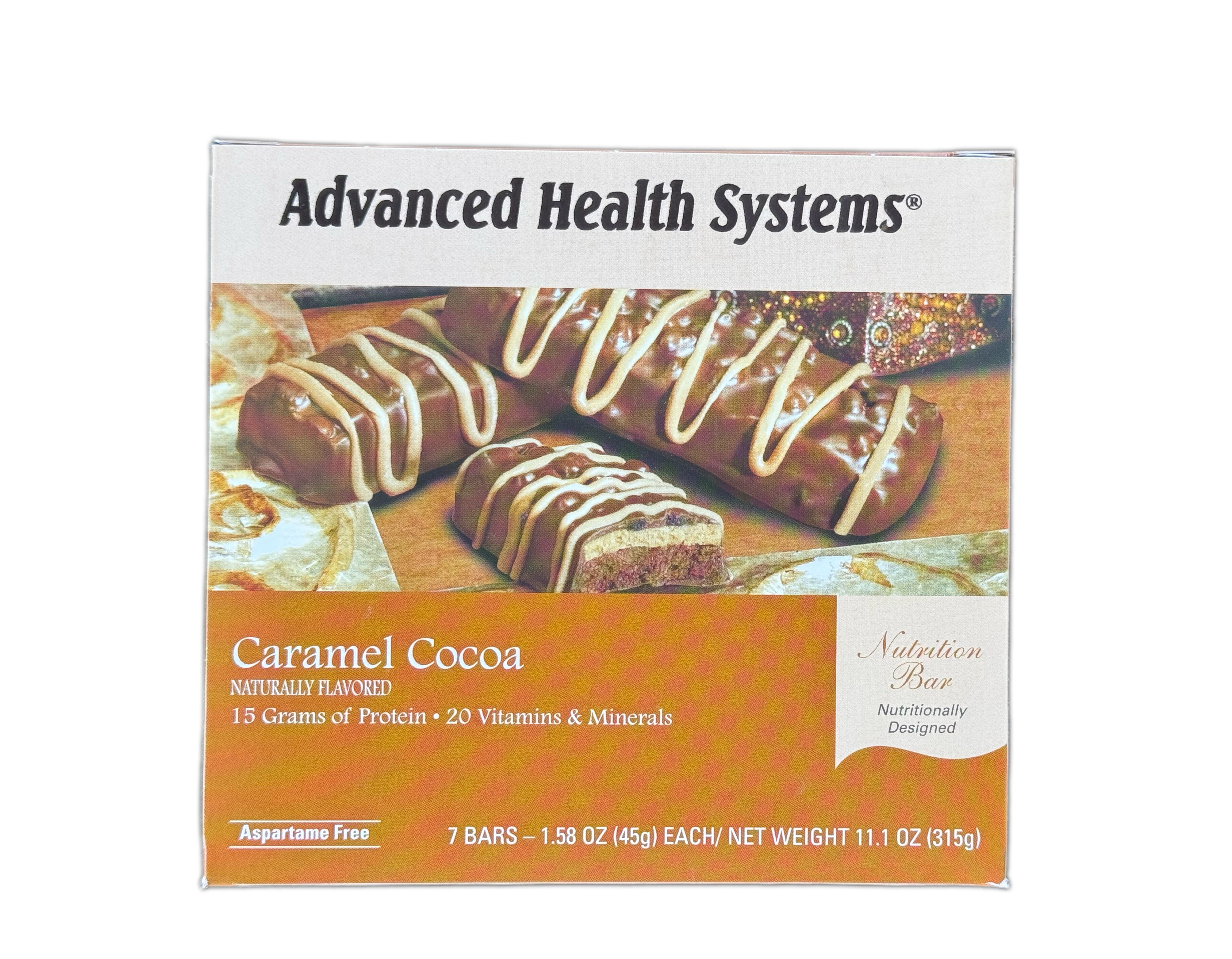 Caramel Cocoa Protein Bars, 7 Bars/Box