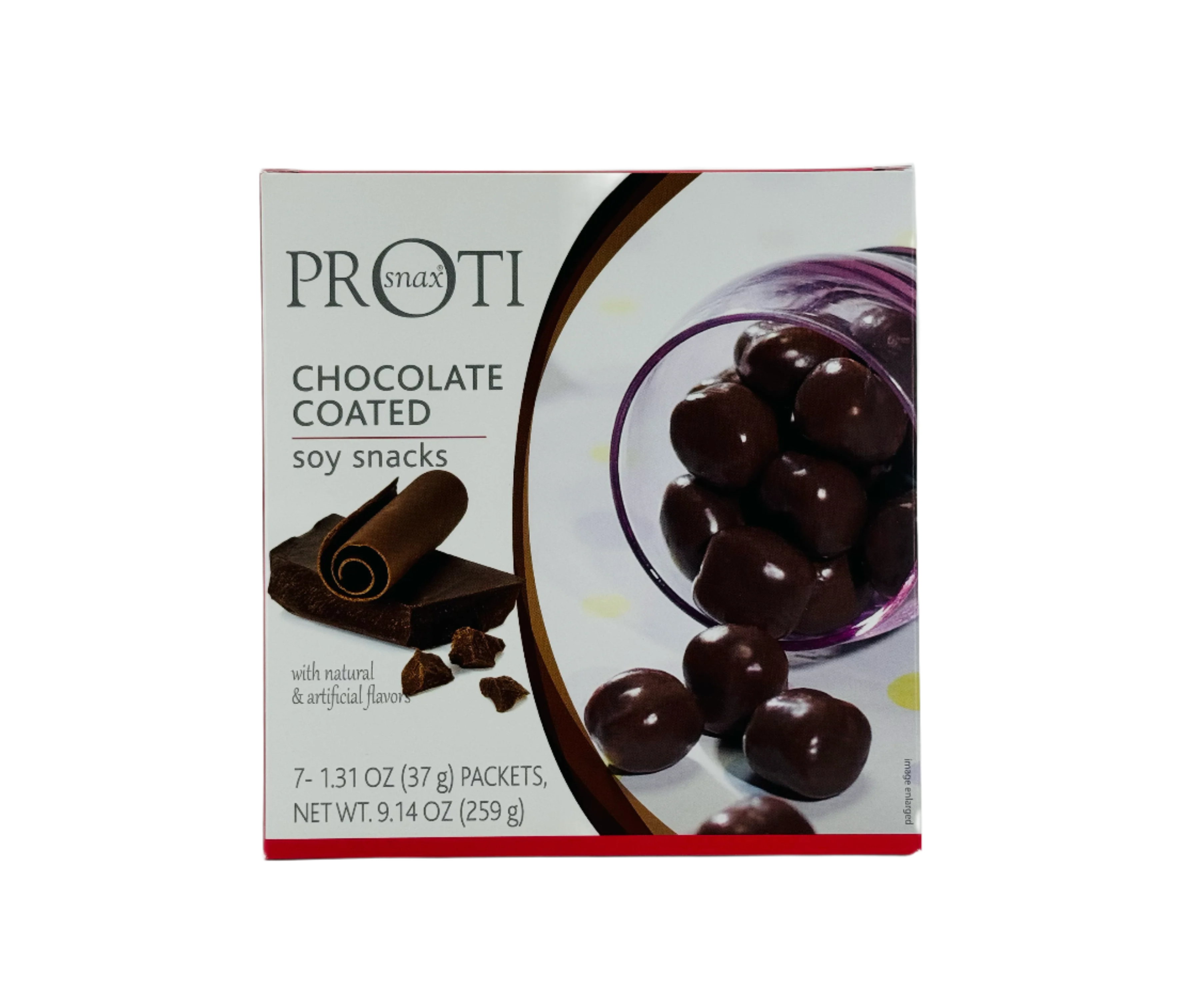 Proti Chocolate Soy Puff Snacks 