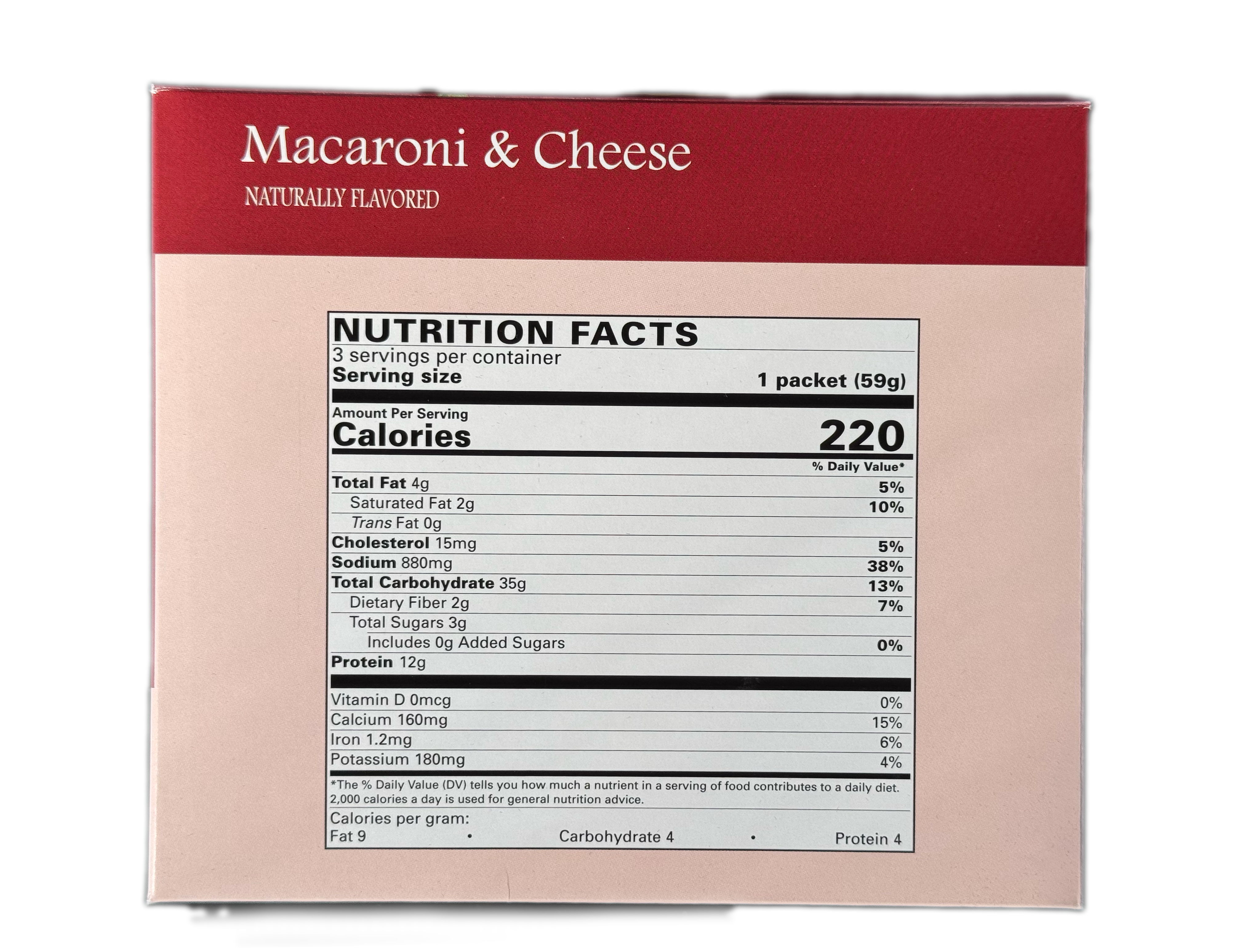 Advanced Health Systems Macaroni & Cheese - 3/Box