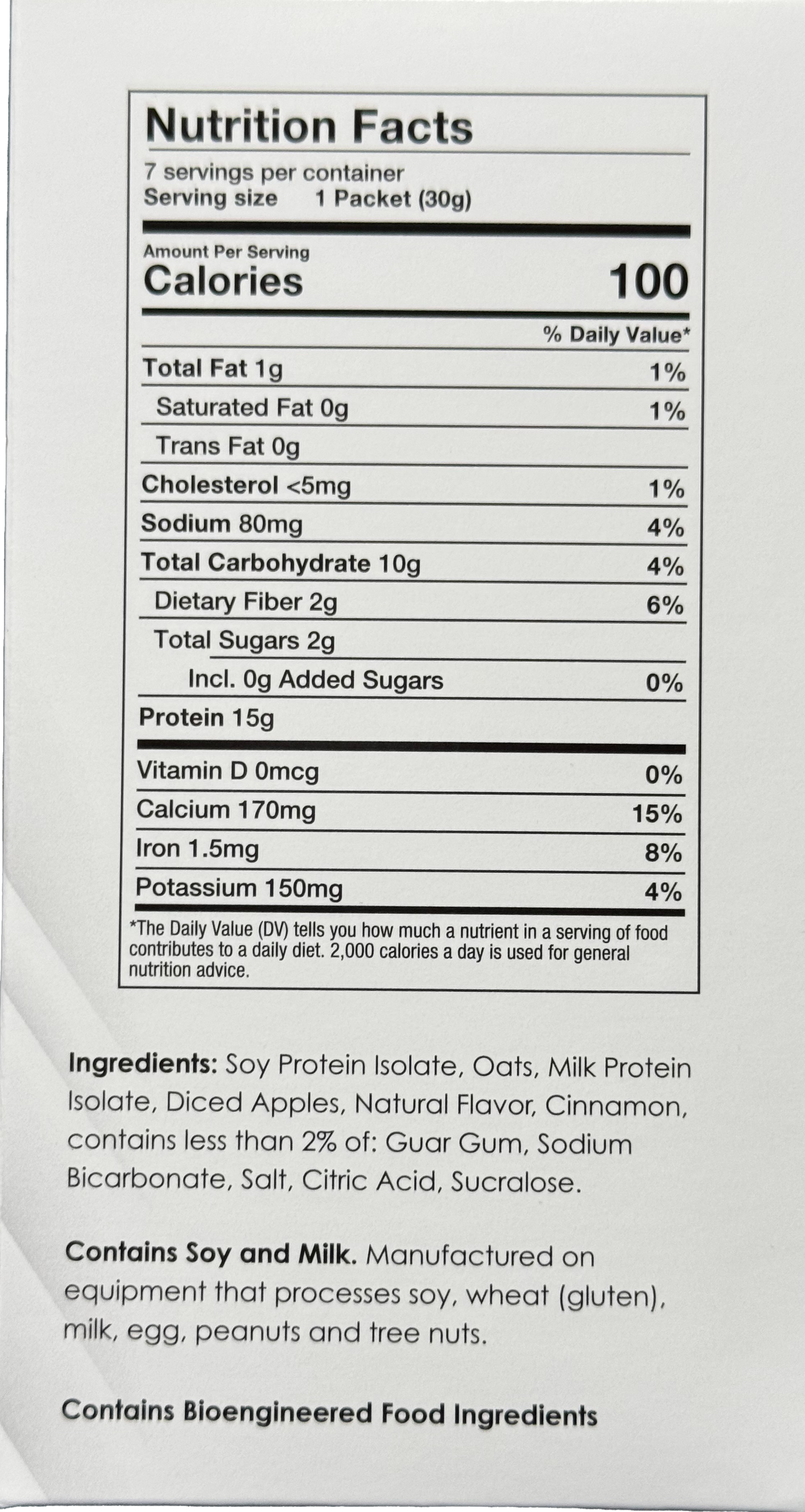 Apples & Cinnamon Oatmeal