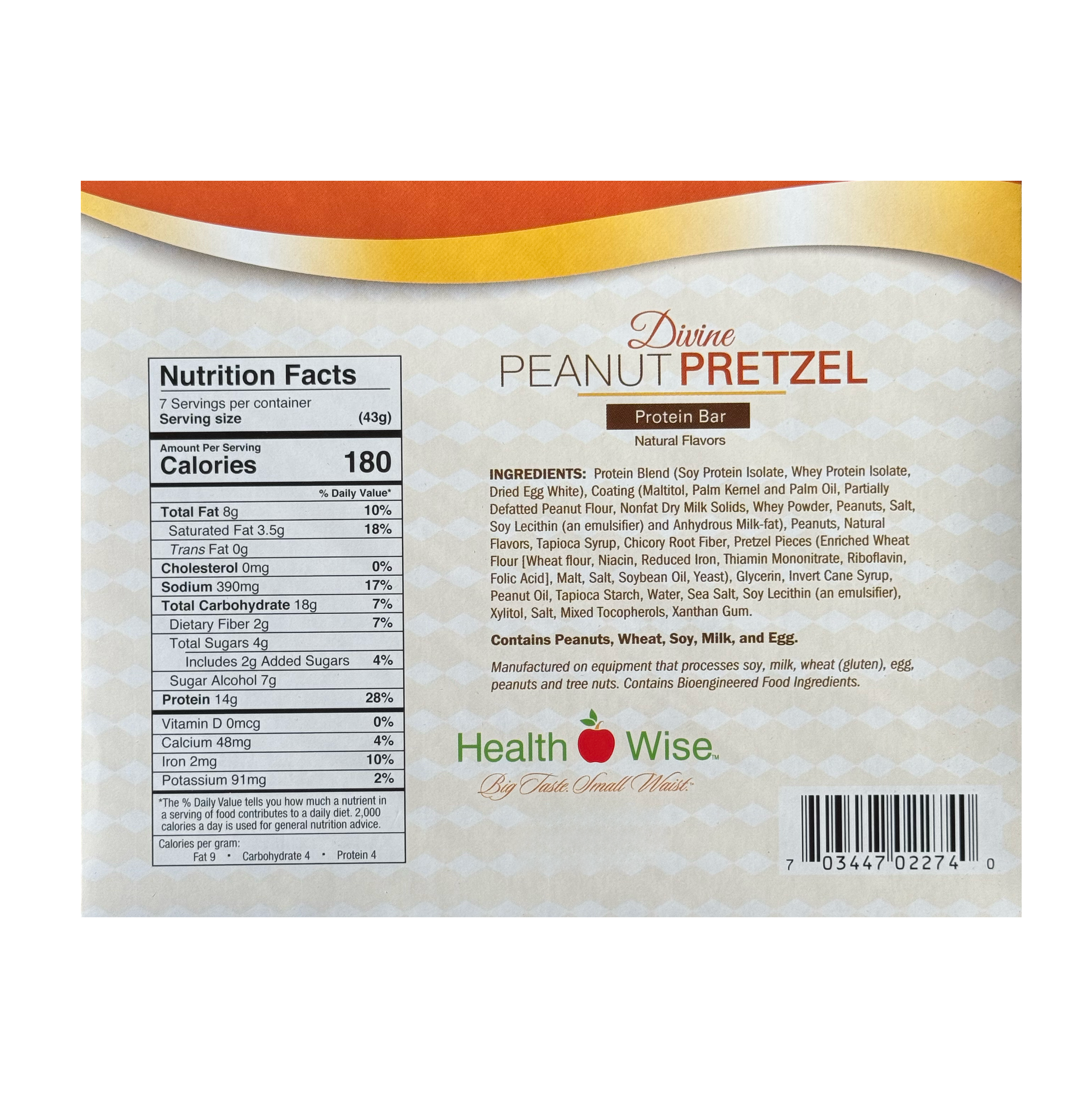 Pretzel Peanut Protein Bars