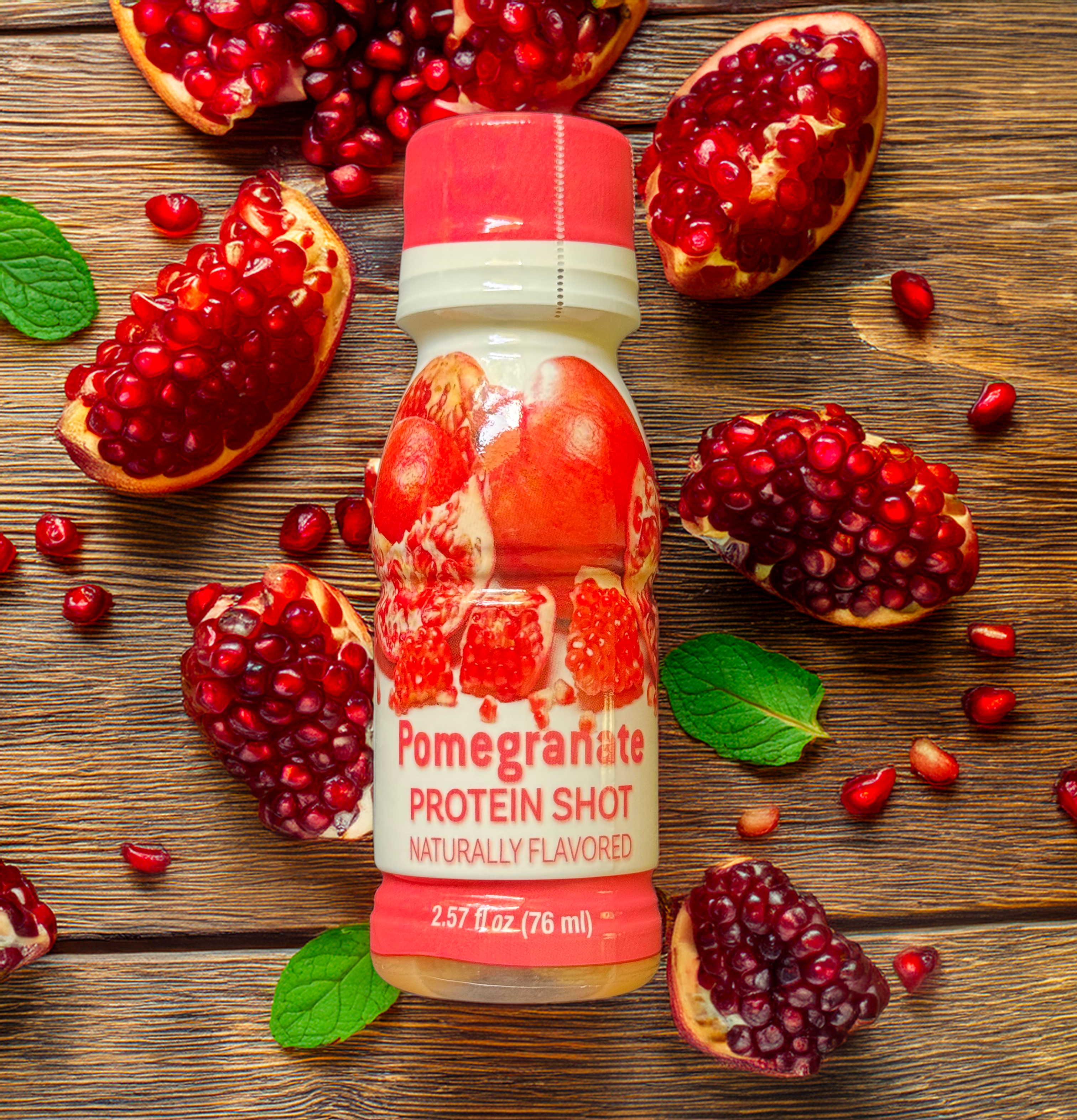 Ready Pro Pomegranate Protein Shots - 6 bottles/box