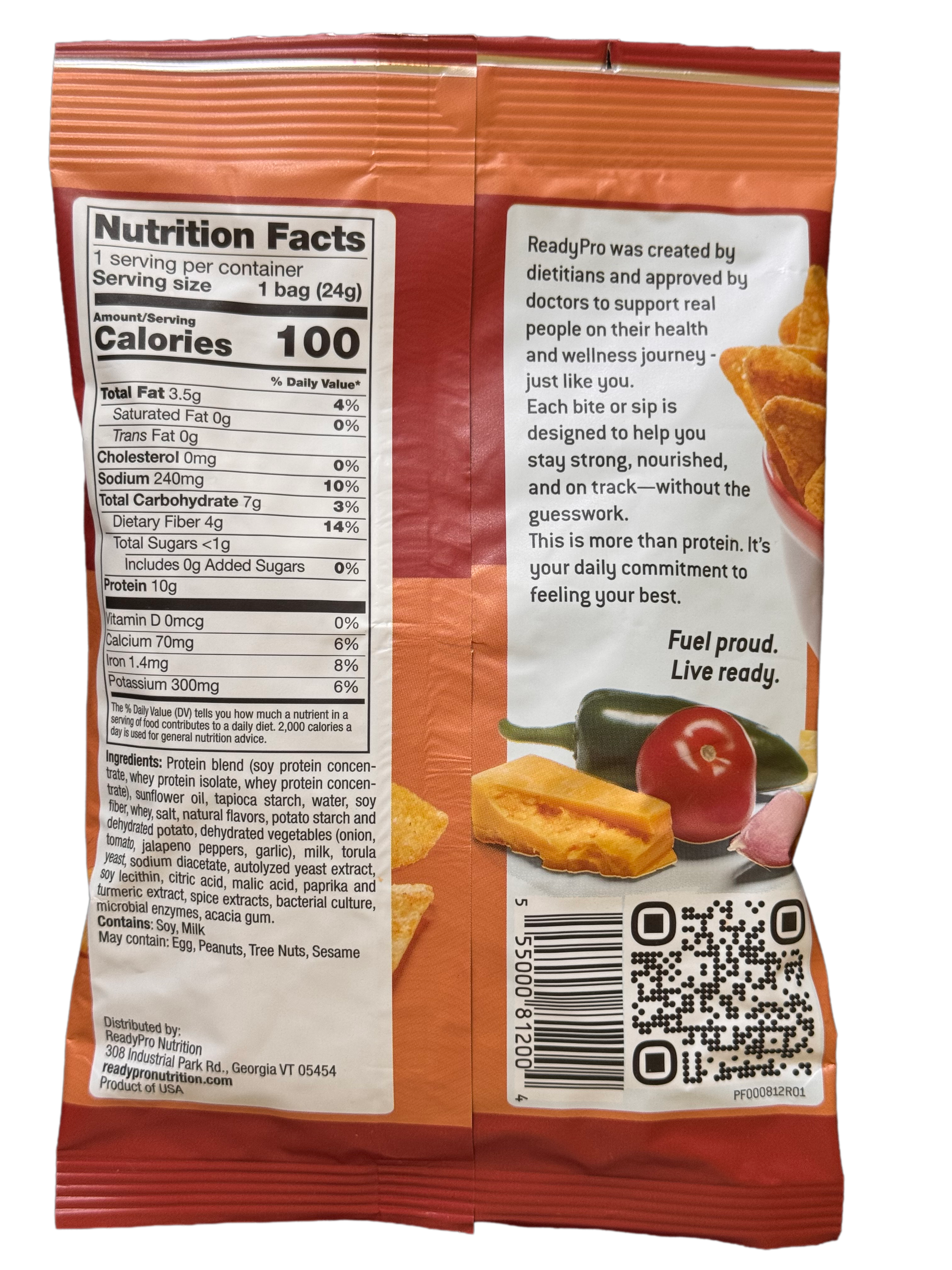 Queso Crunch Chips back