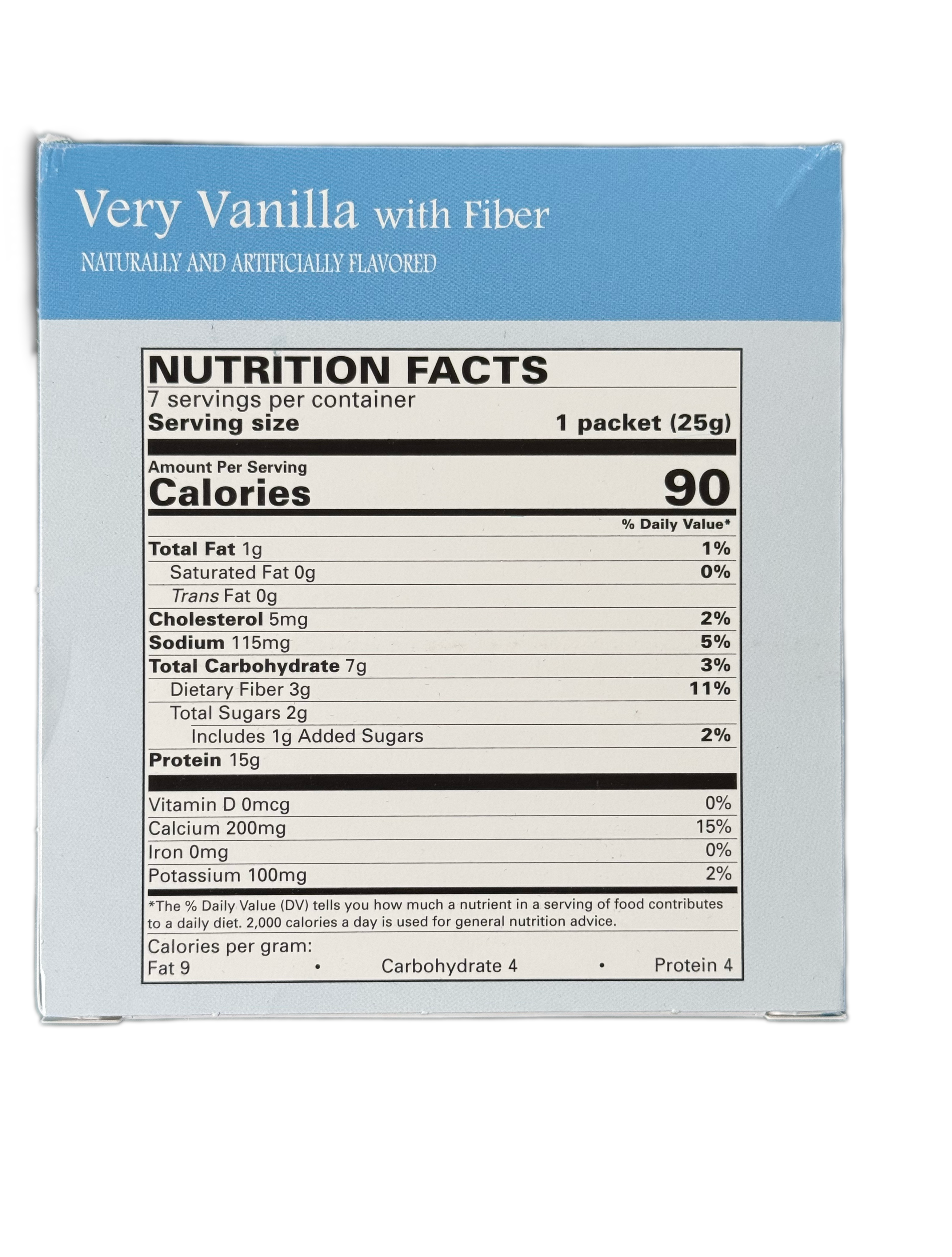 Advanced Health Systems Very Vanilla with Fiber Pudding Shake