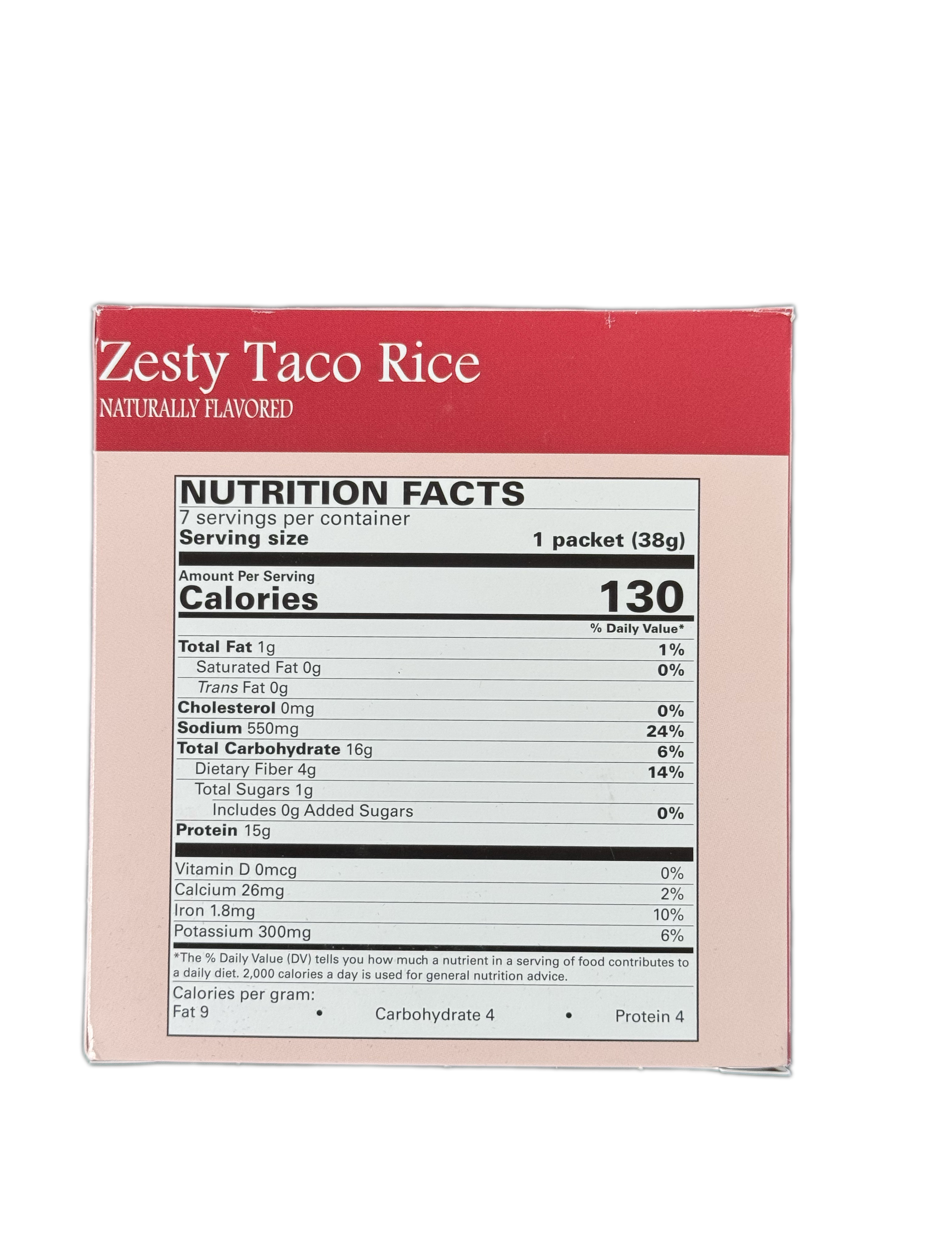 Advanced Health Systems Zesty Taco Rice (Plant-Based) Entree