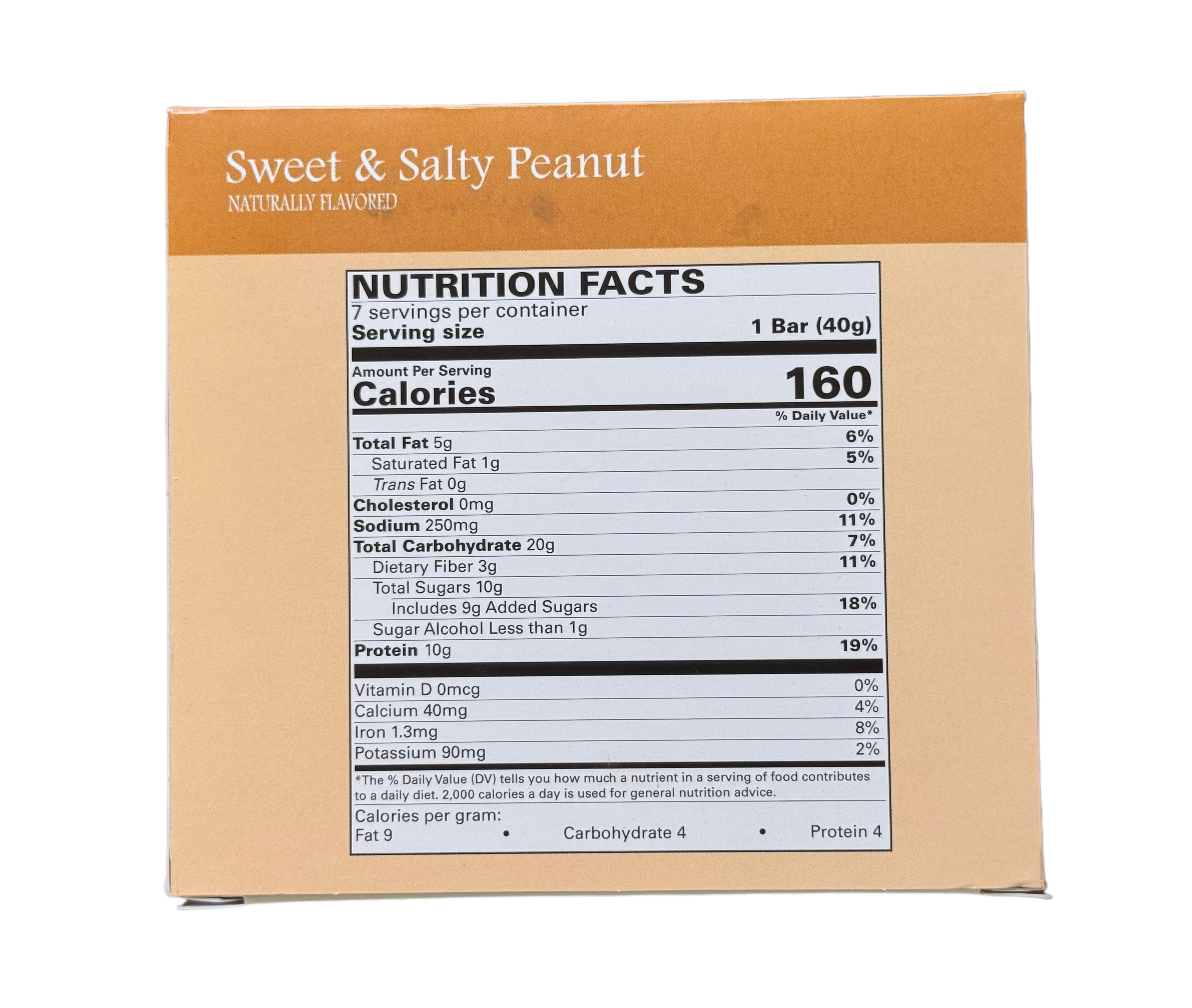 Advanced Health Systems Sweet & Salty Peanut Bars - 7 bars/box
