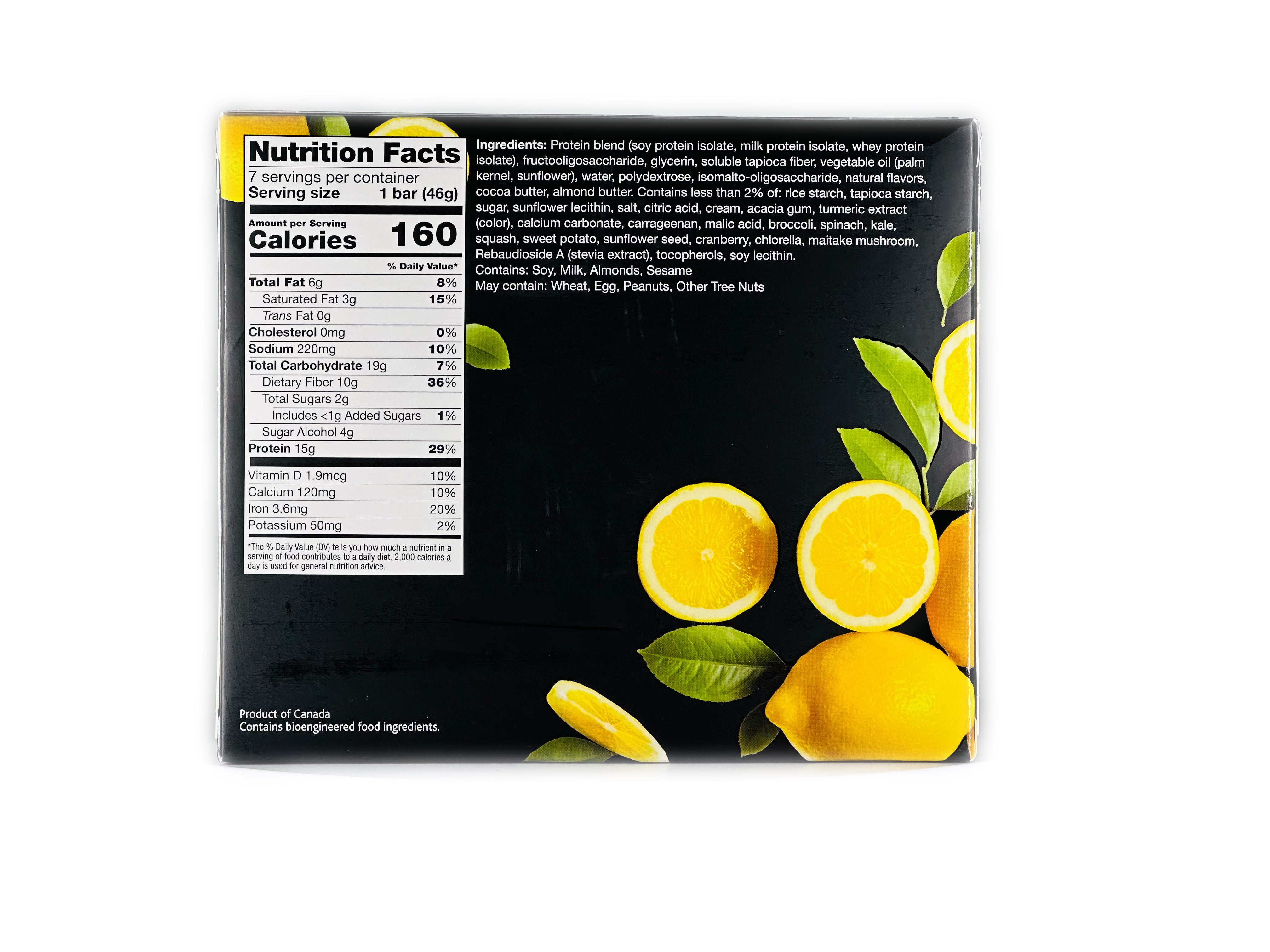 Lemon Cream Protein Bars - 15g Protein