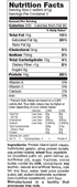 Nutrition Facts & Ingredients P20 Lifestyle Protein Raspberry Wafers