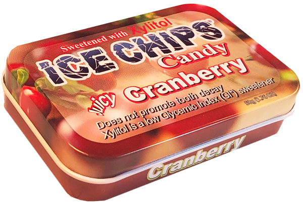 Cranberry Ice Chips Candy