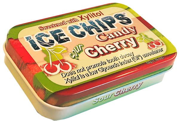 Cherry Ice Chips Candy
