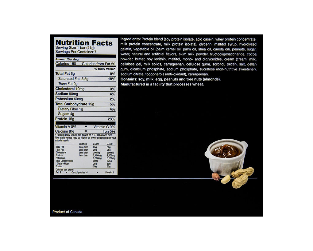 P20 Lifestyle Protein Caramel Nut Bars 15g Protein 